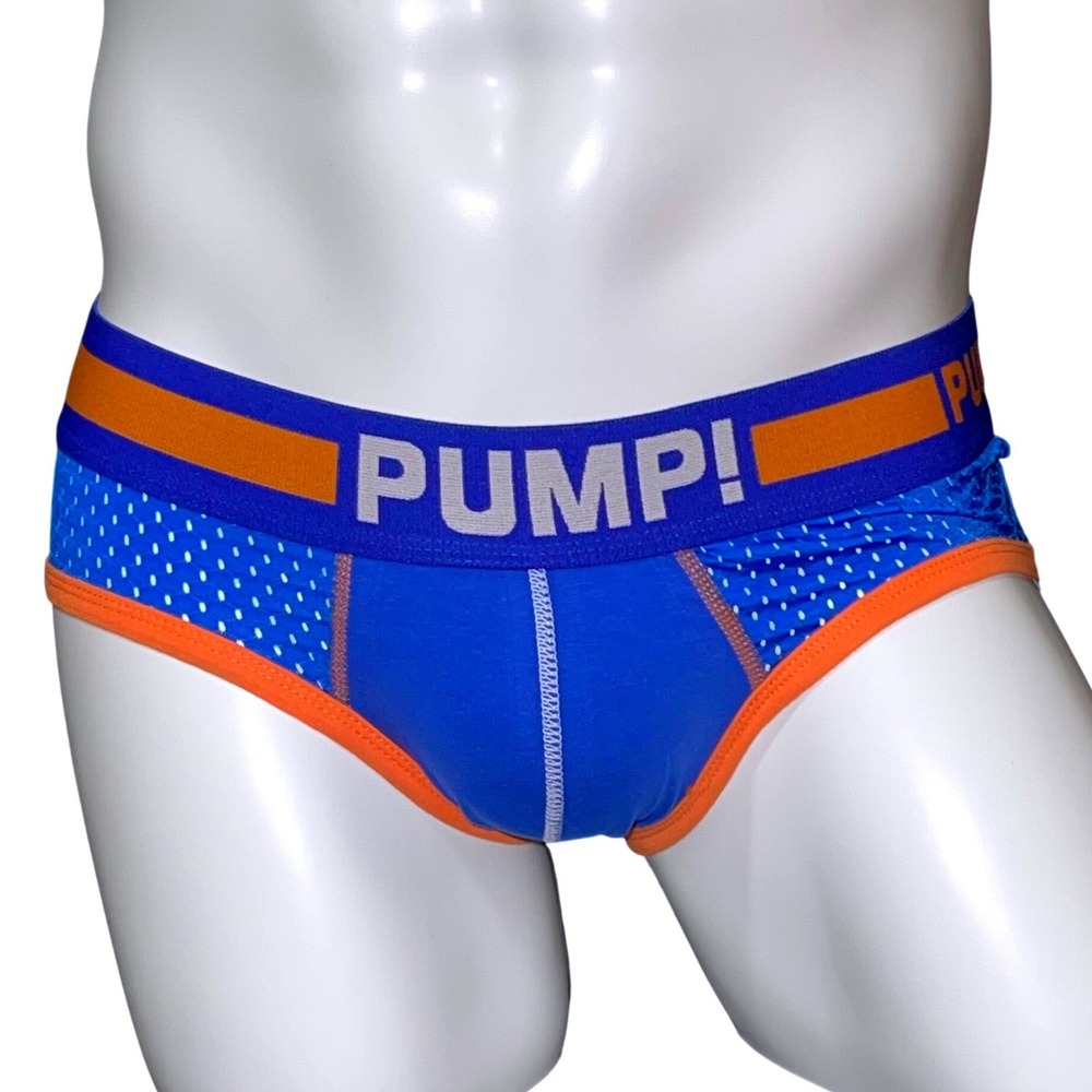 PUMP! Mesh Briefs Orange Size XL (32-34) H117 NWT